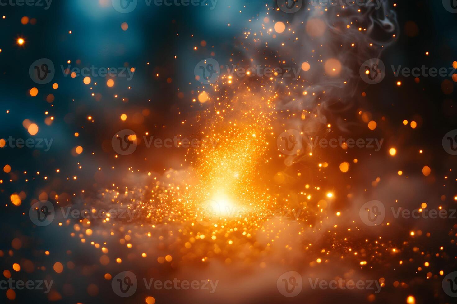 Mystical Glow and Sparkle - Enchanting Fantasy Background for Creative Designs photo