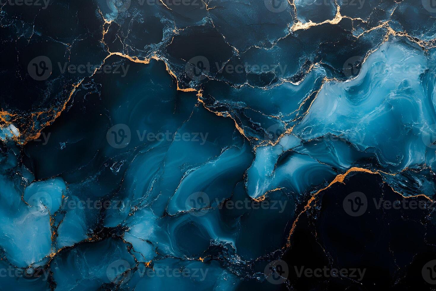 Abstract Blue and Gold Marble Texture Design for Modern Interior and Art Projects photo