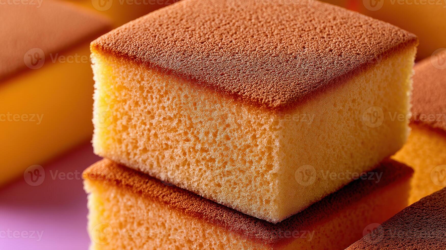 Delicious Japanese bread cake with a soft texture and rich flavor photo