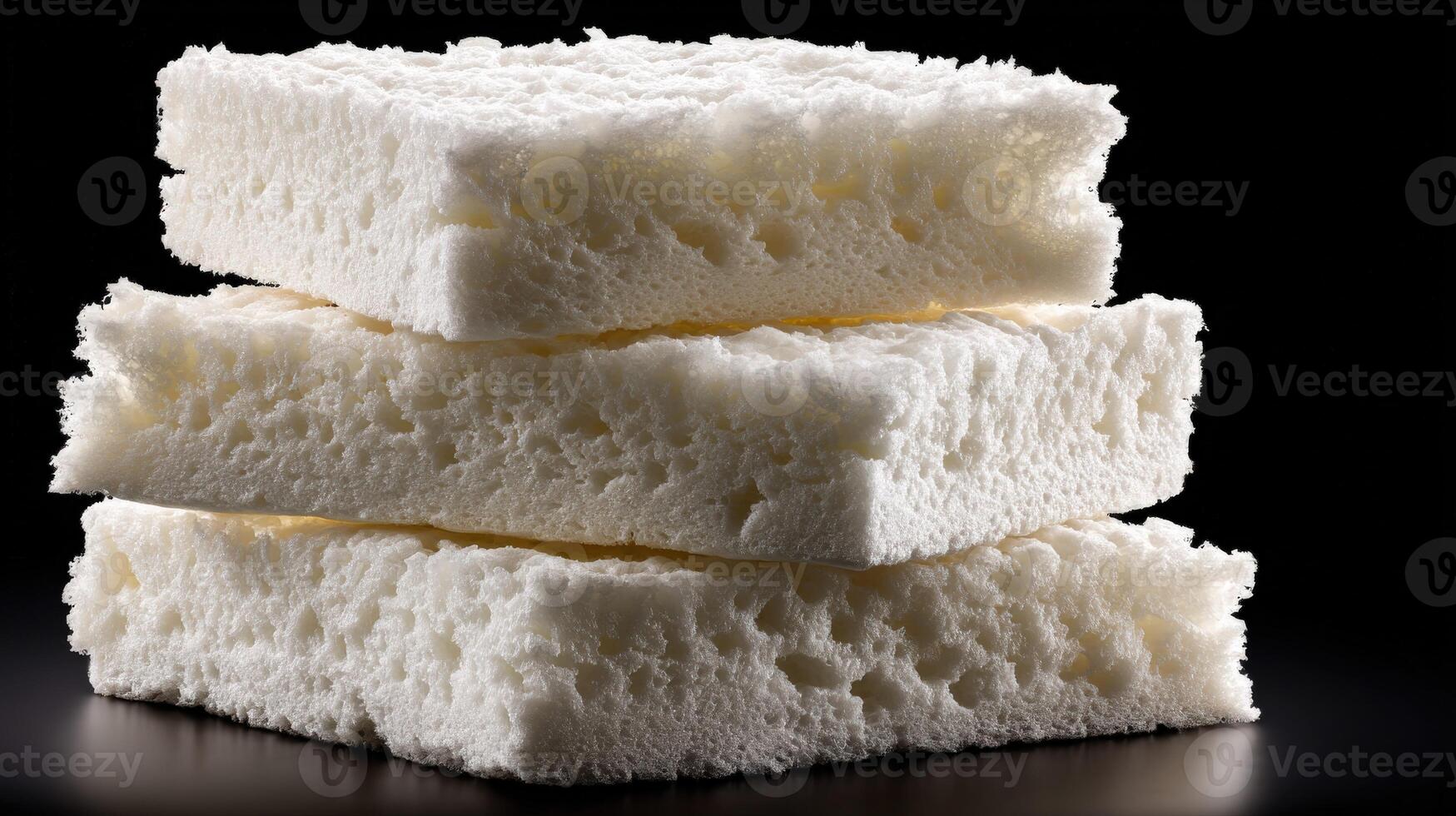Japanese bread cake showcases soft and airy texture photo