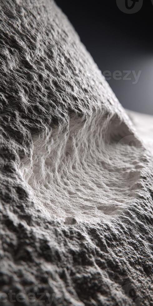 A close up of a rock with a hole in it photo