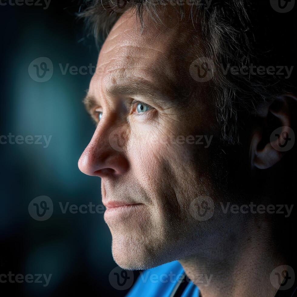 A man with a stethoscope photo