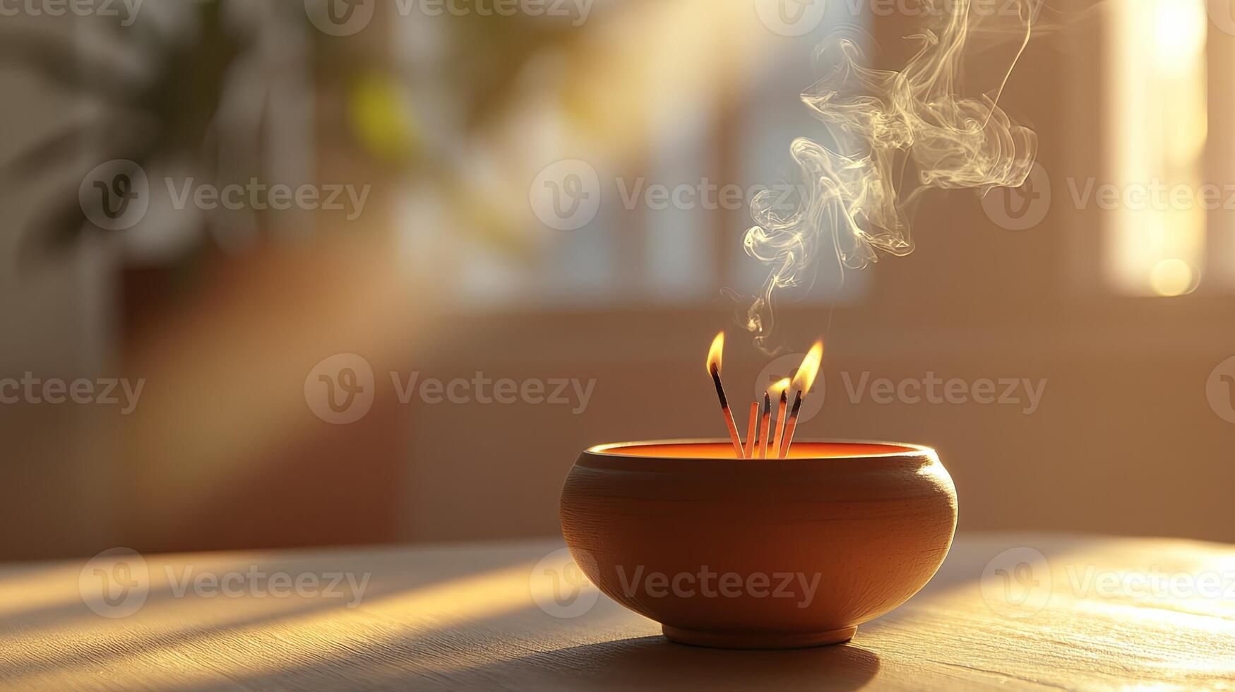 Cozy and Warm Candlelight in Small Bowl photo
