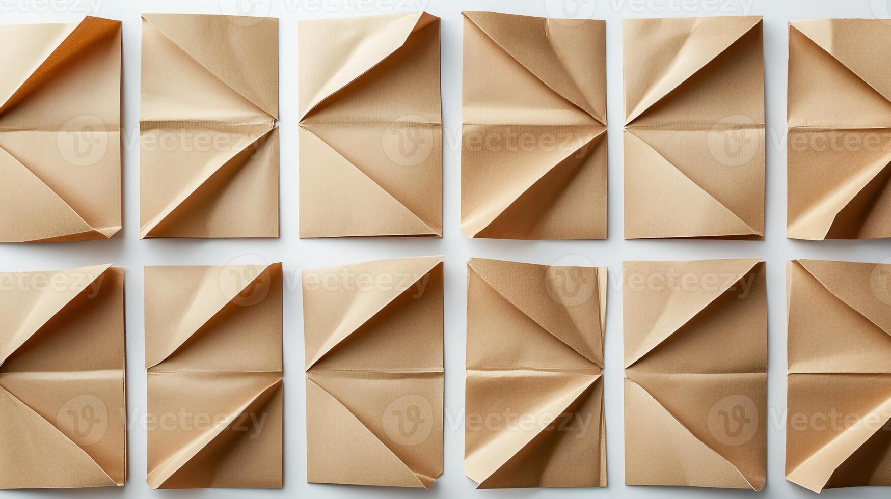 Paper folding concept, flat lay, top view, copy space, top view, fold, fold photo