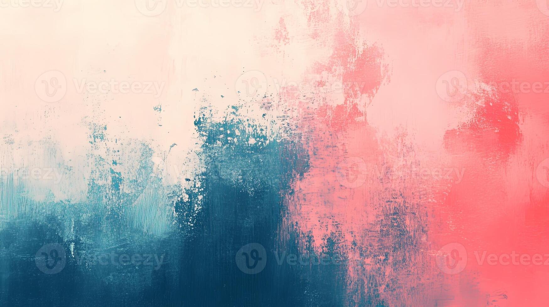Vibrant Abstract Painting with Red and Blue Background photo