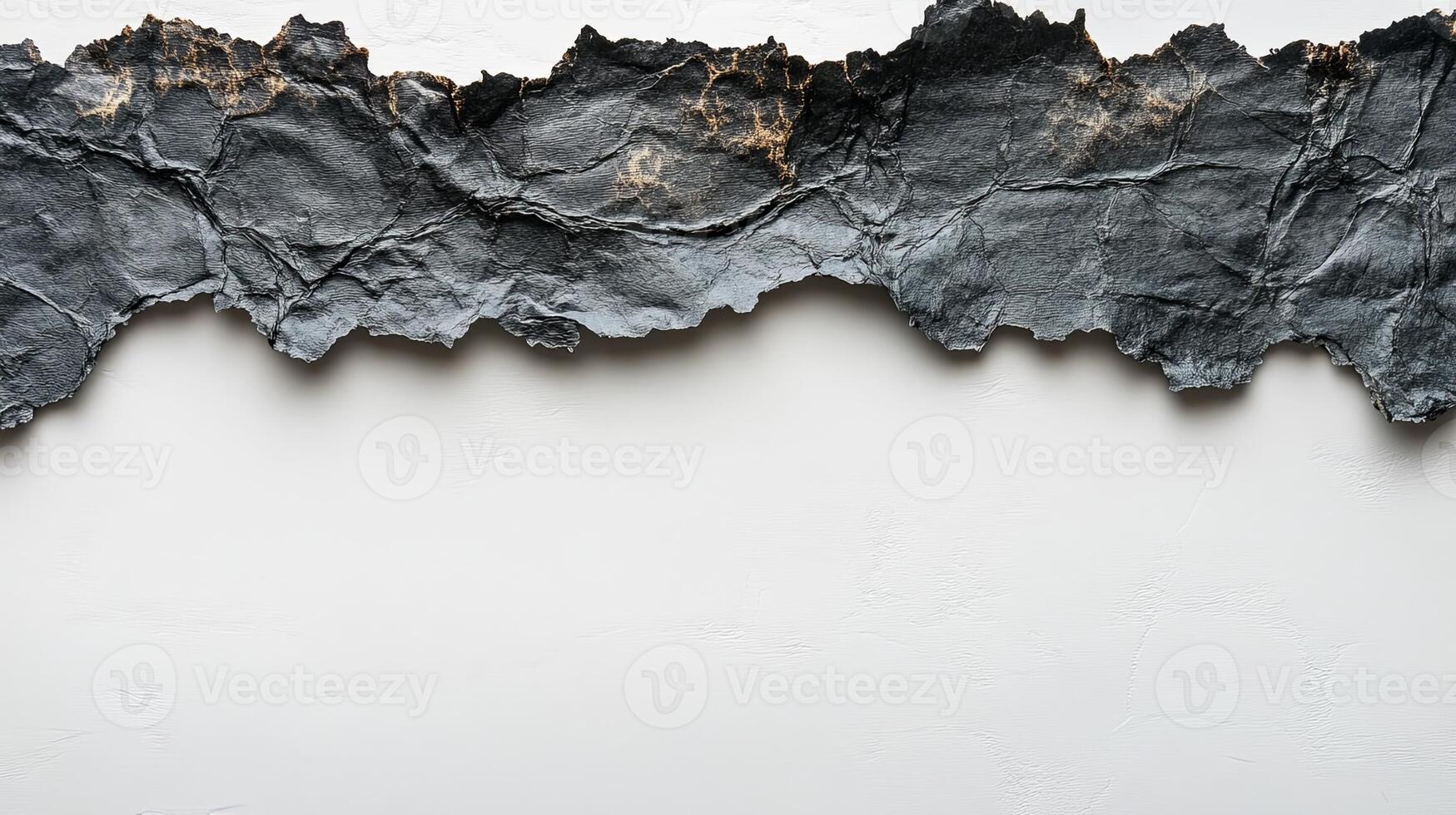 Minimalist Black Paper on White Background photo