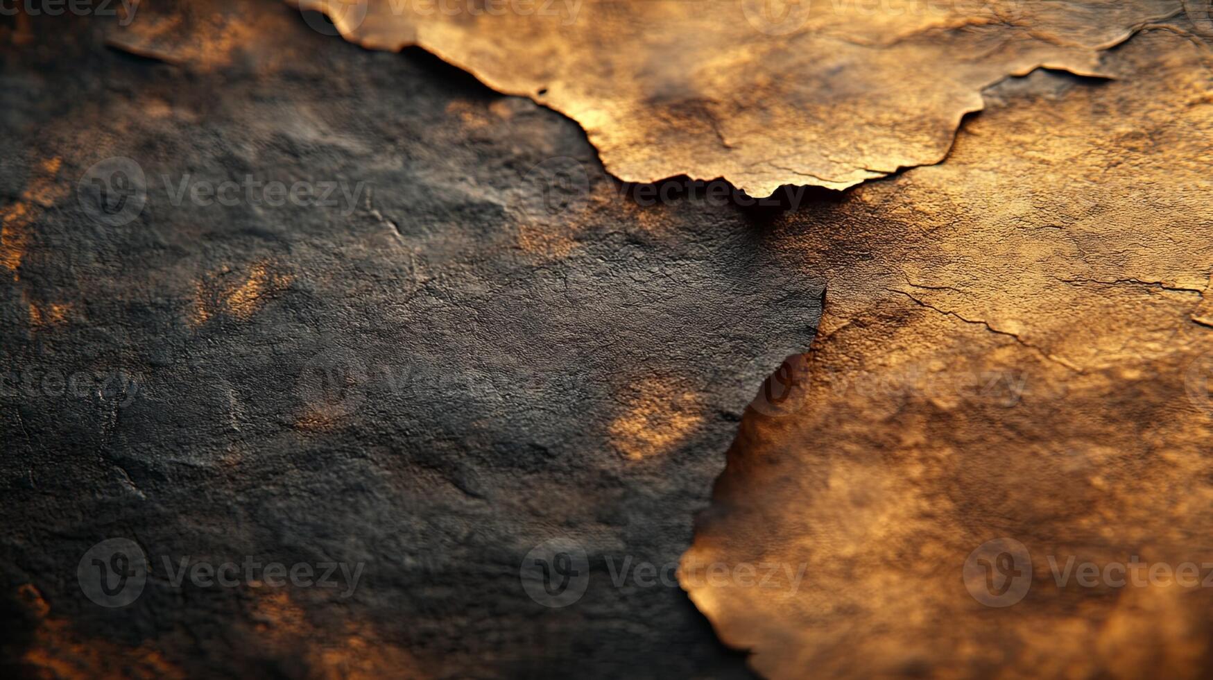 Blank Brown Paper Sheet Background for Text or Design photo
