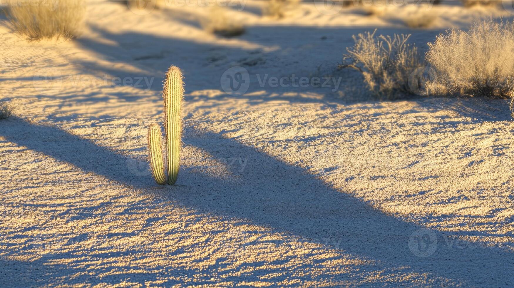 A cactus plant in the desert photo