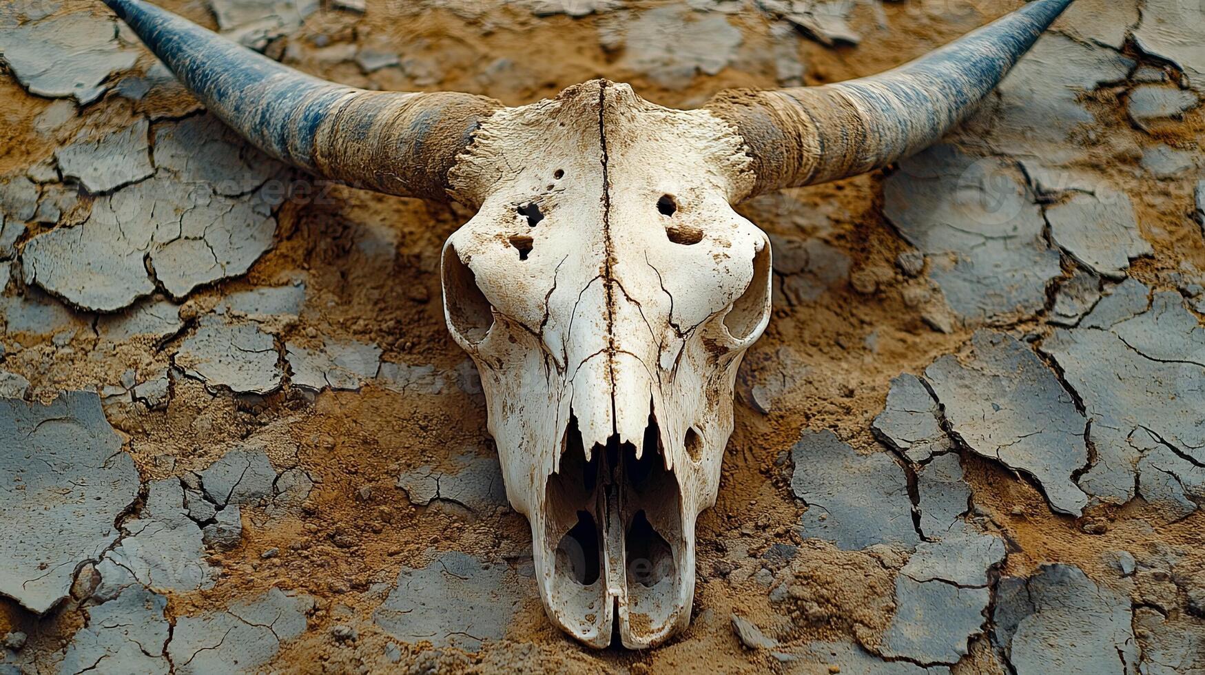 Western Bull Skull Wall Decor photo
