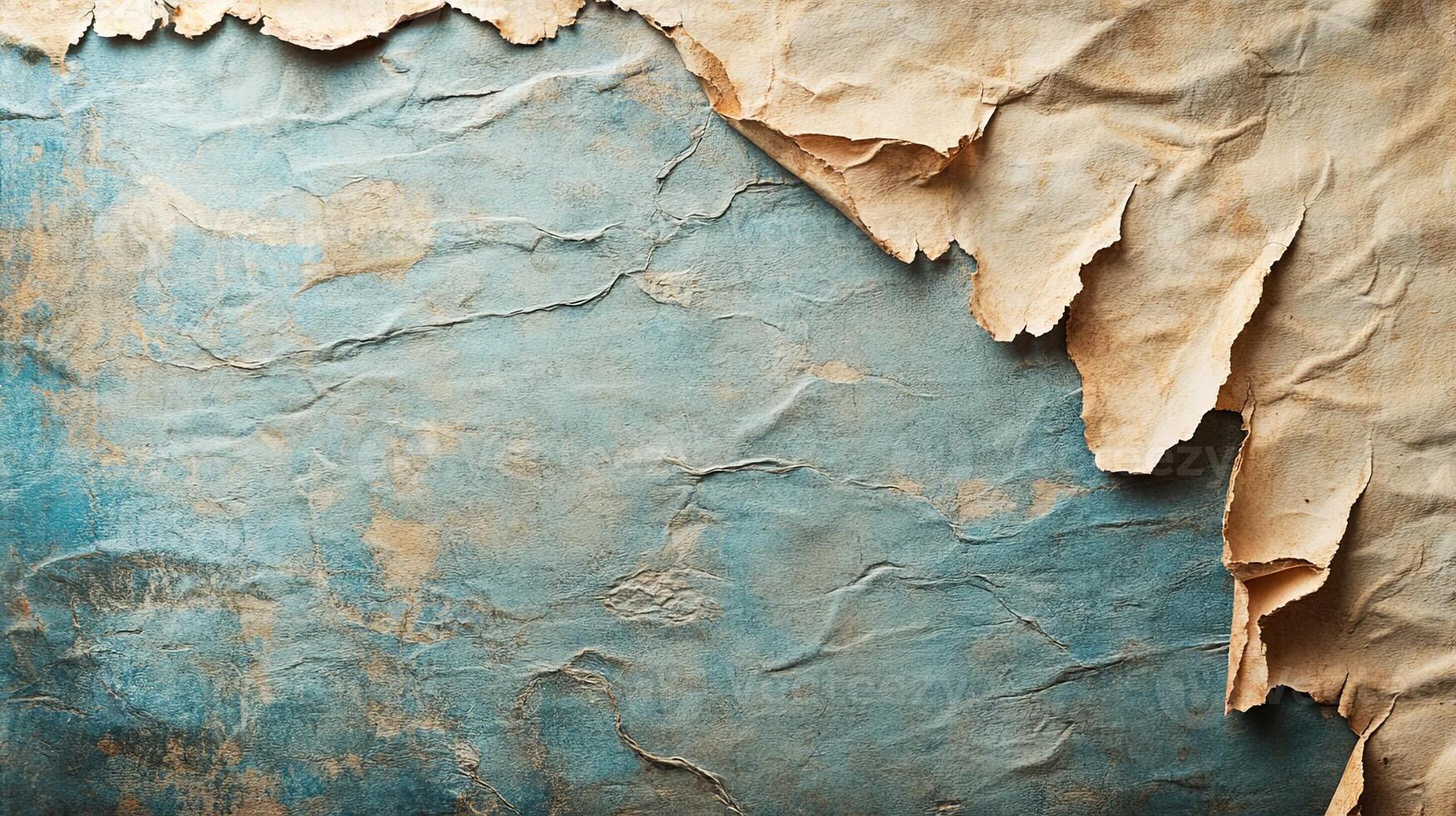 Old paper texture background with torn paper photo