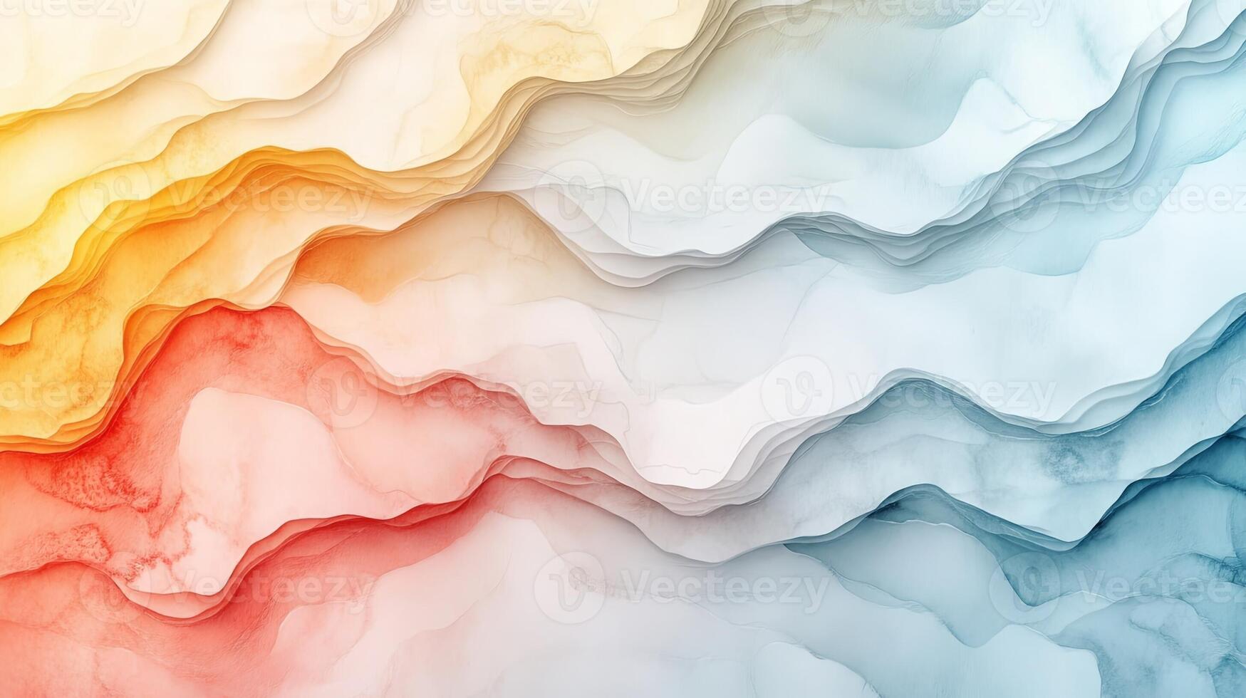 Vibrant Abstract Background Featuring Dynamic Colorful Waves photo