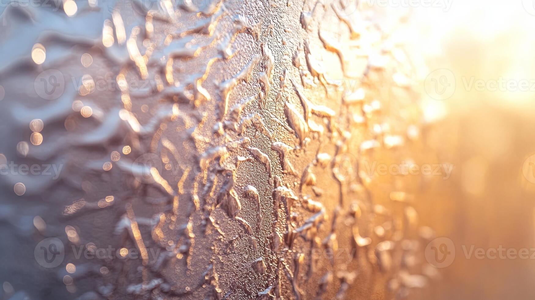 A close up of a frosted glass with water droplets photo