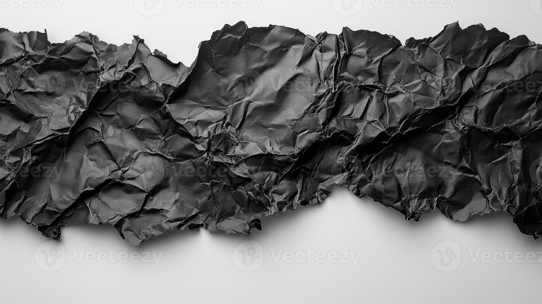 Minimalist Black Paper on White Background for Design Projects photo
