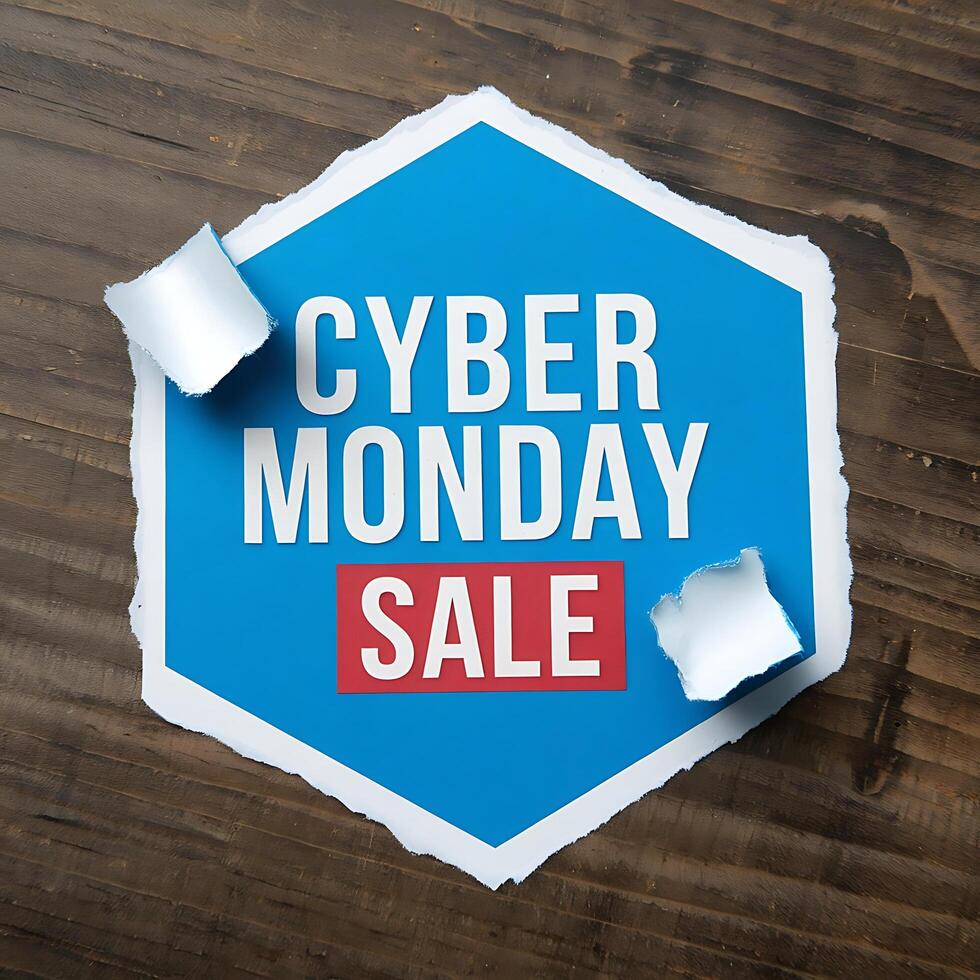 Eye-Catching Cyber Monday Sale Promotion for E-commerce Business photo
