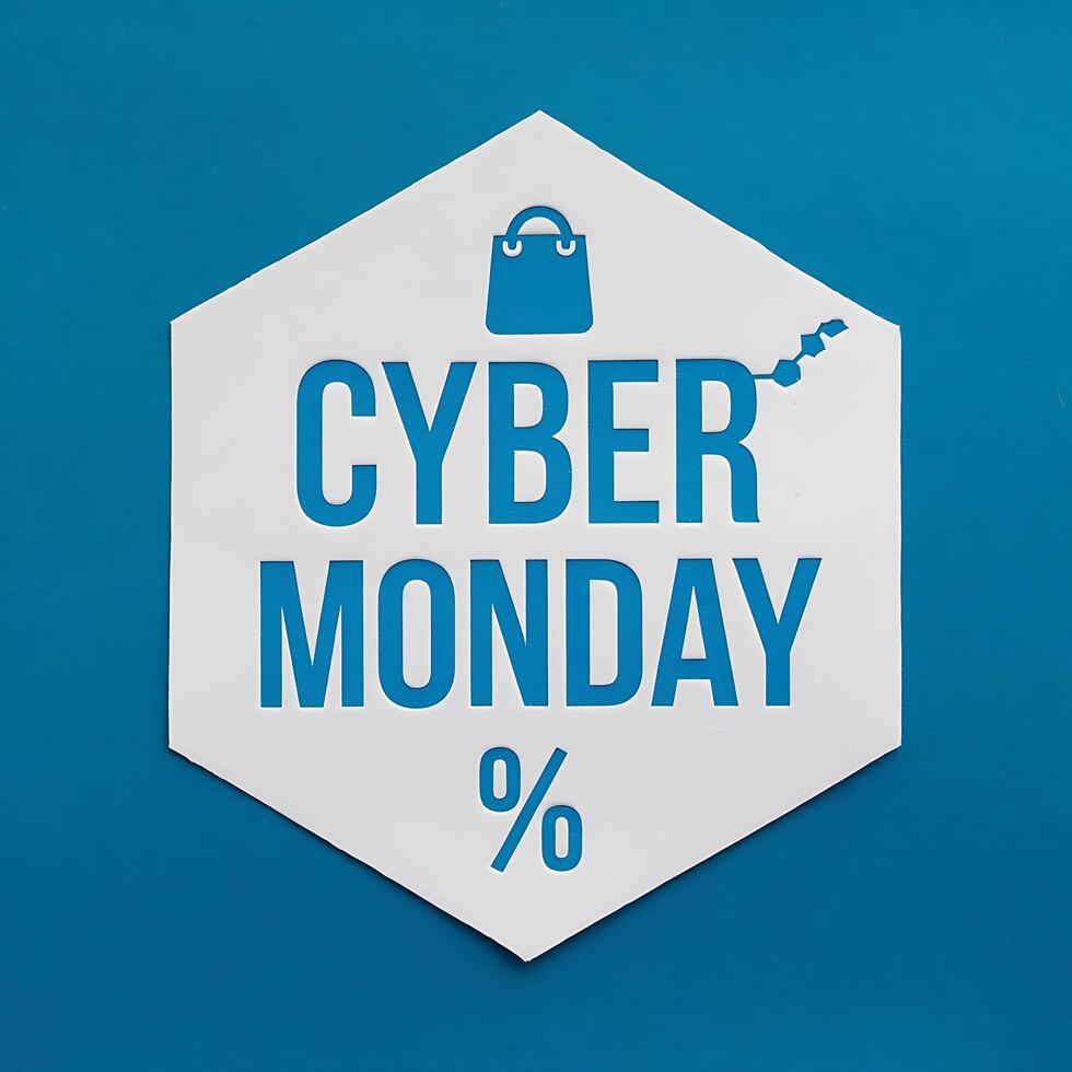 Cyber Monday promotional banner for business marketing sales event photo