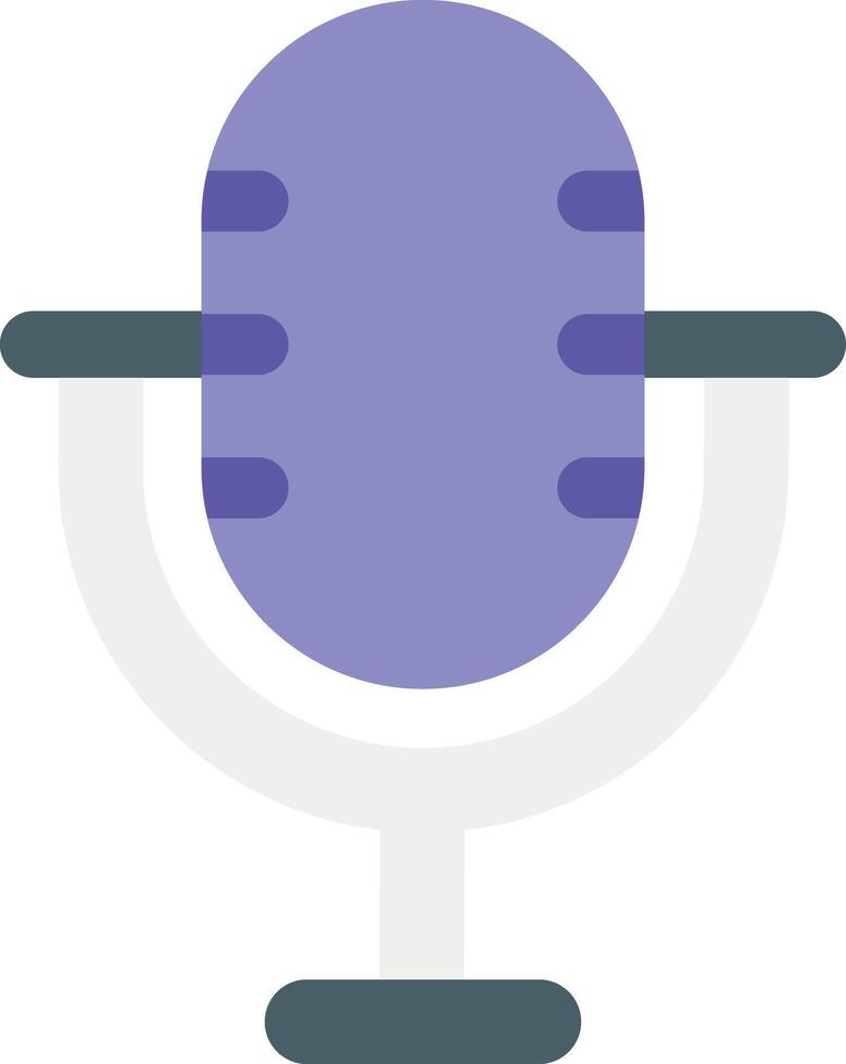 Mic Flat User Interface Icons and Illustrations Pack vector