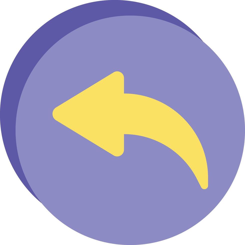 a purple button with an arrow pointing to the left vector
