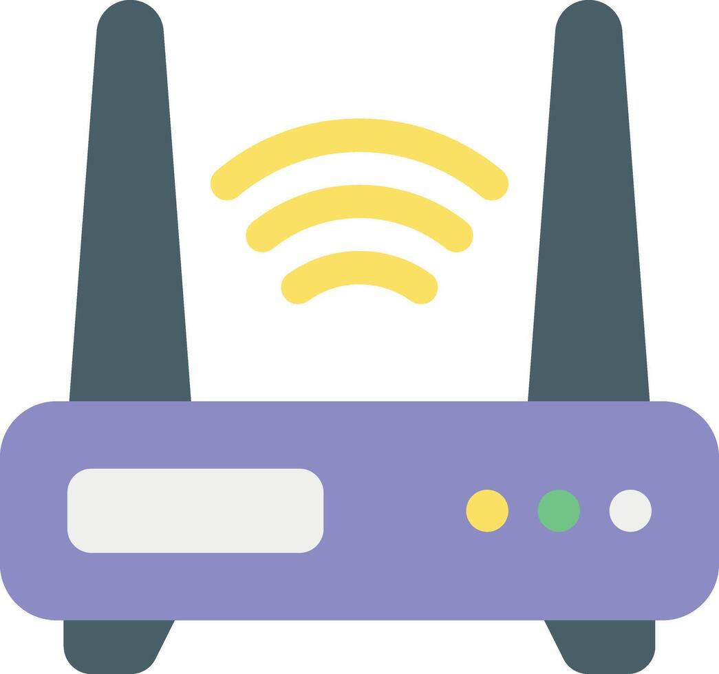 Router Flat User Interface Icons and Illustrations Pack vector