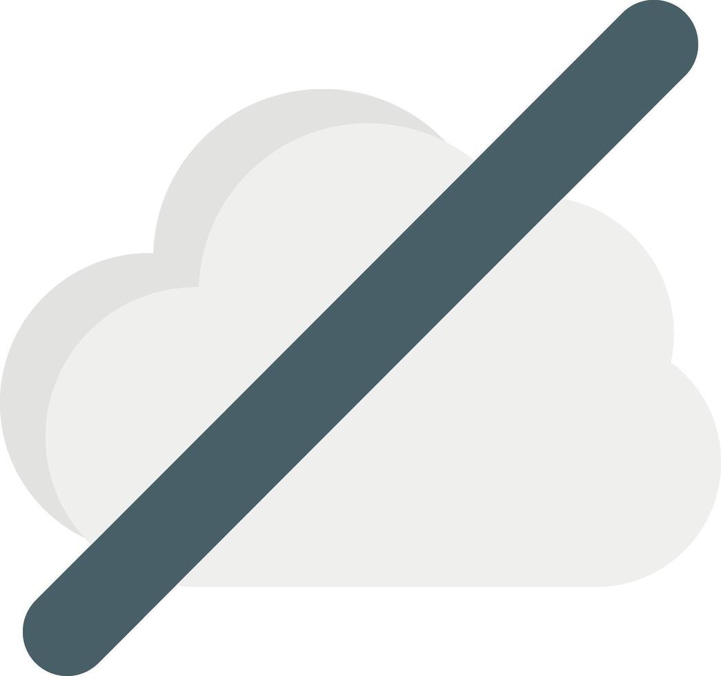 No cloud User Interface Icons and Illustrations Pack vector