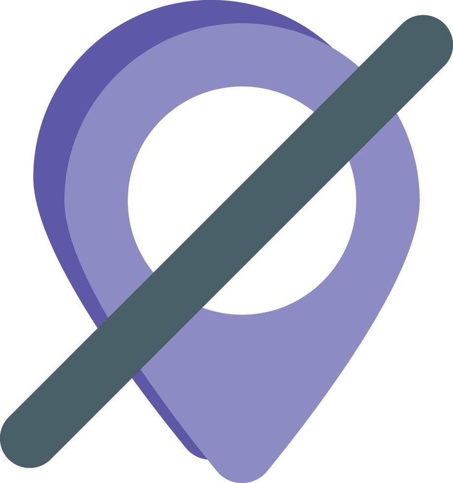 No Location User Interface Icons and Illustrations Pack vector