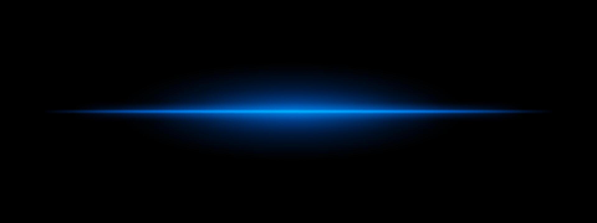 A blue light on a black background vector