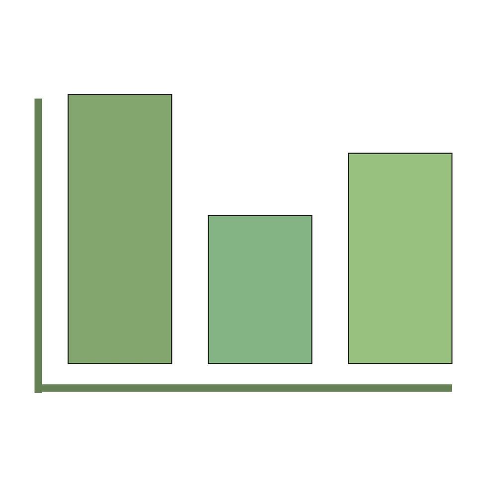 A bar chart showing the percentage of people who have been diagnosed with cancer vector
