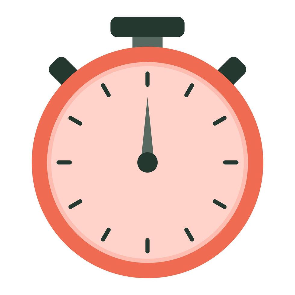 A stopwatch icon on a white background vector