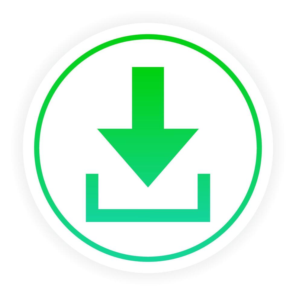 Download icon for download app vector