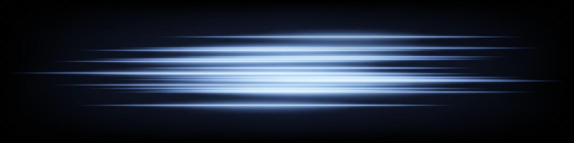 Light rays on a black background vector