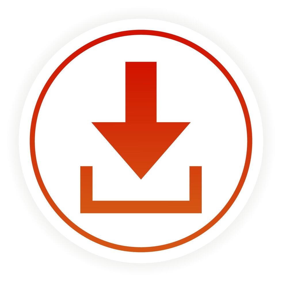 Download icon for downloader vector
