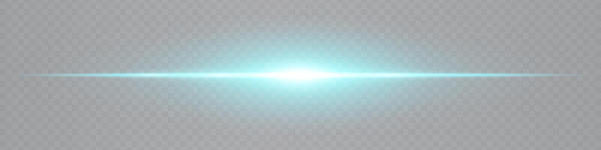 Light beam with a blue light on a gray background vector