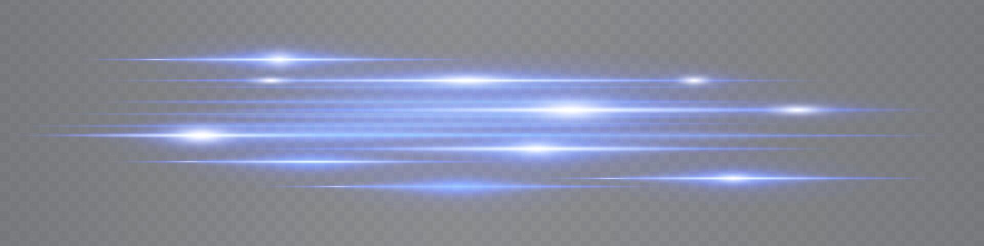 Blue light effects on a gray background vector