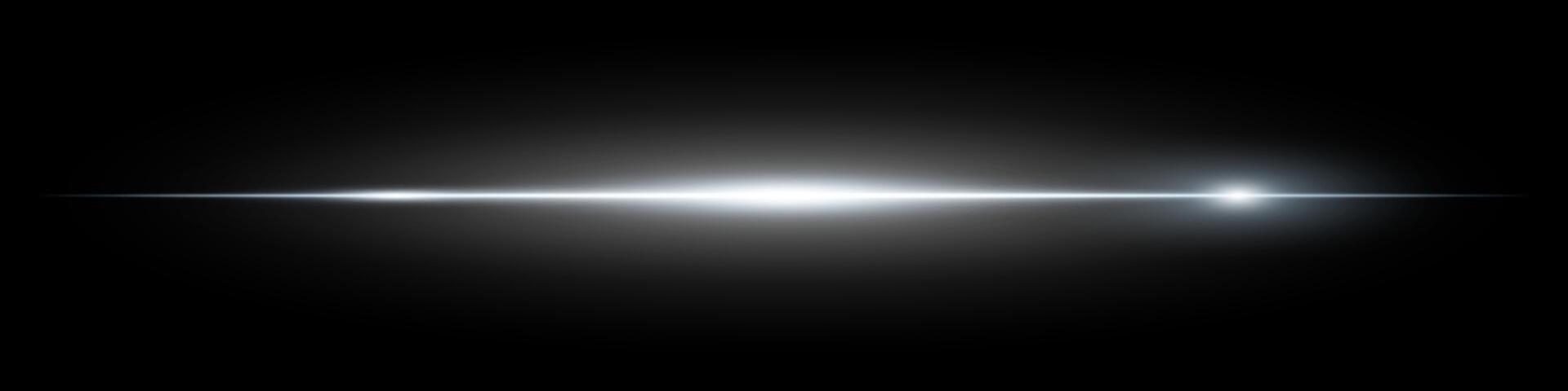 A bright light shining on a black background vector