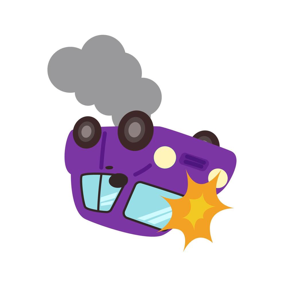 traffic accident. car vector
