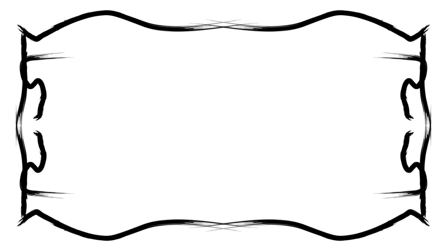 Abstract border frame white background copy space vector
