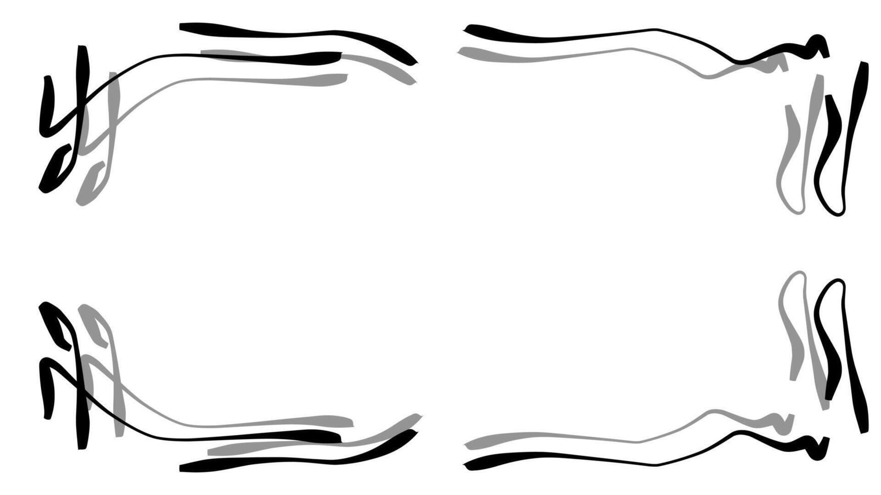 Hand drawing abstract background vector