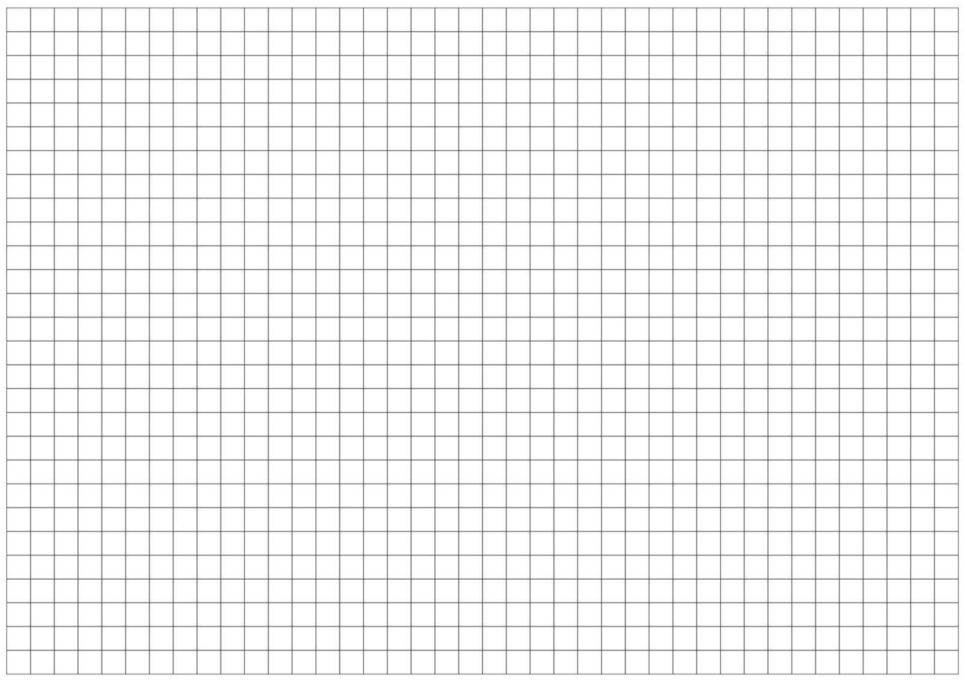 Pattern texture for bullet journal. Checkered wide printable sheet. Squared black minimal grid graph paper template for notebooks. Education simple backdrop. Mathematics pattern background. vector