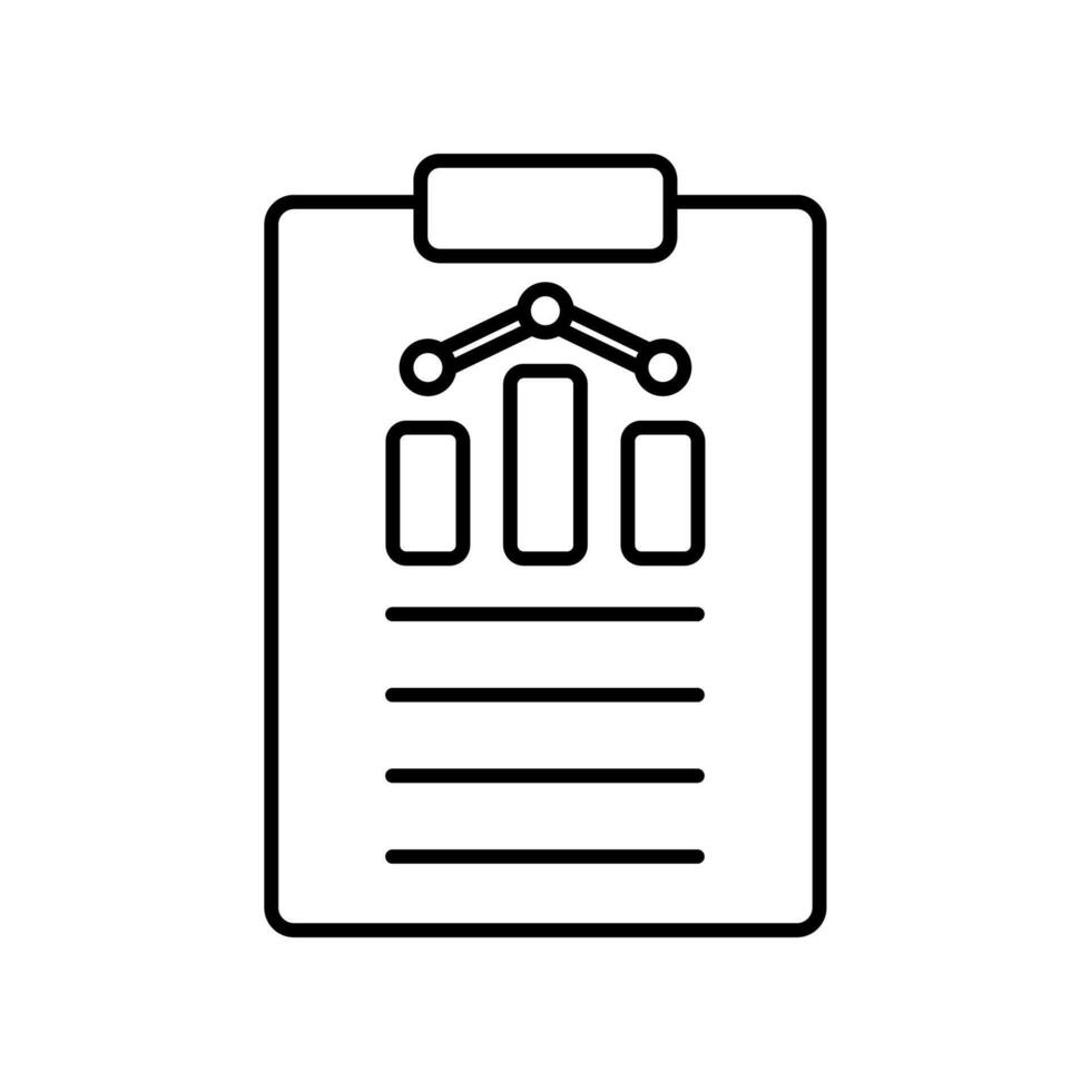Icon a compliance metrics, isolated against a clean background. vector