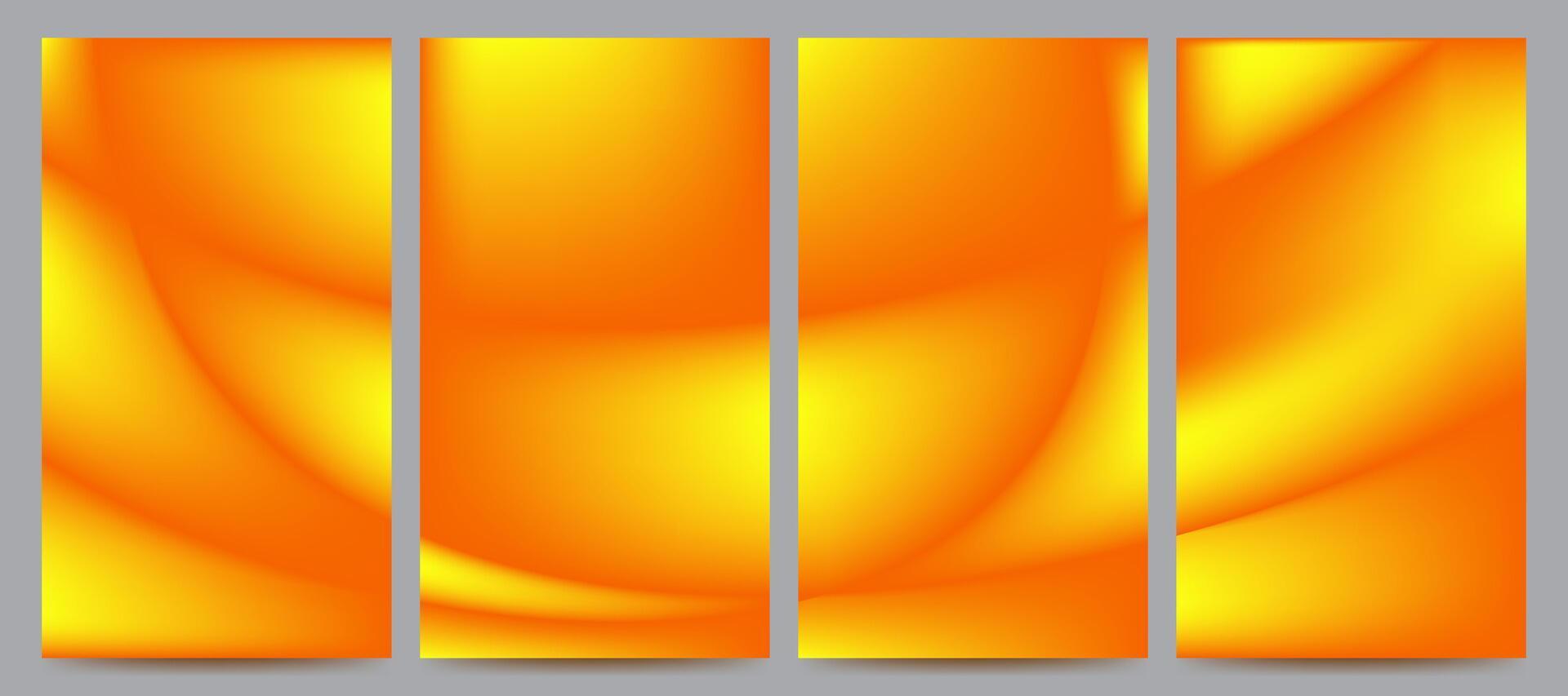 abstract gradient background set desig vector