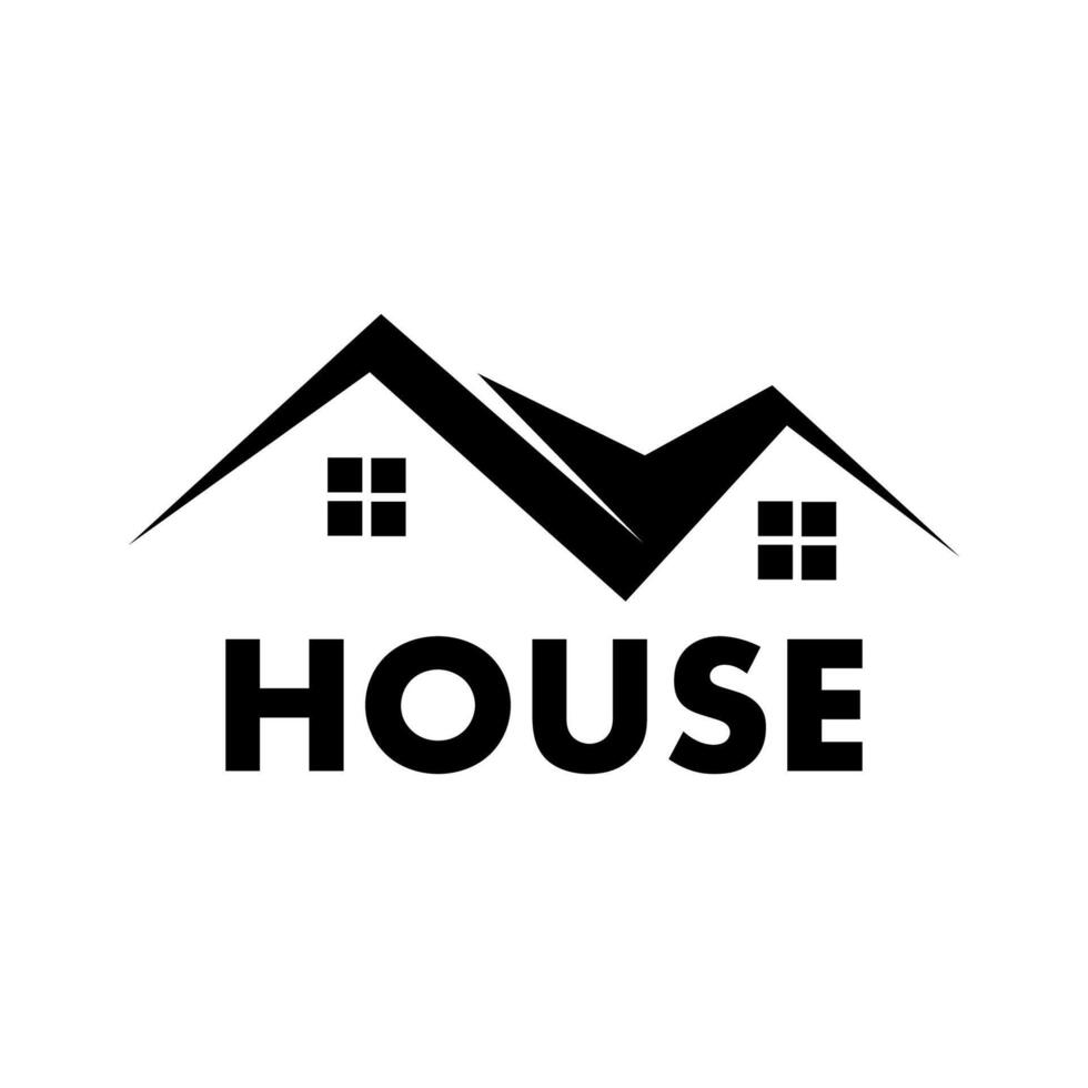 House simple building logo design template vector