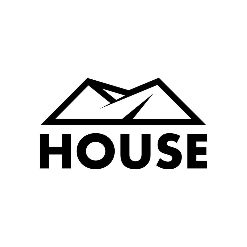 Home building logo design template vector