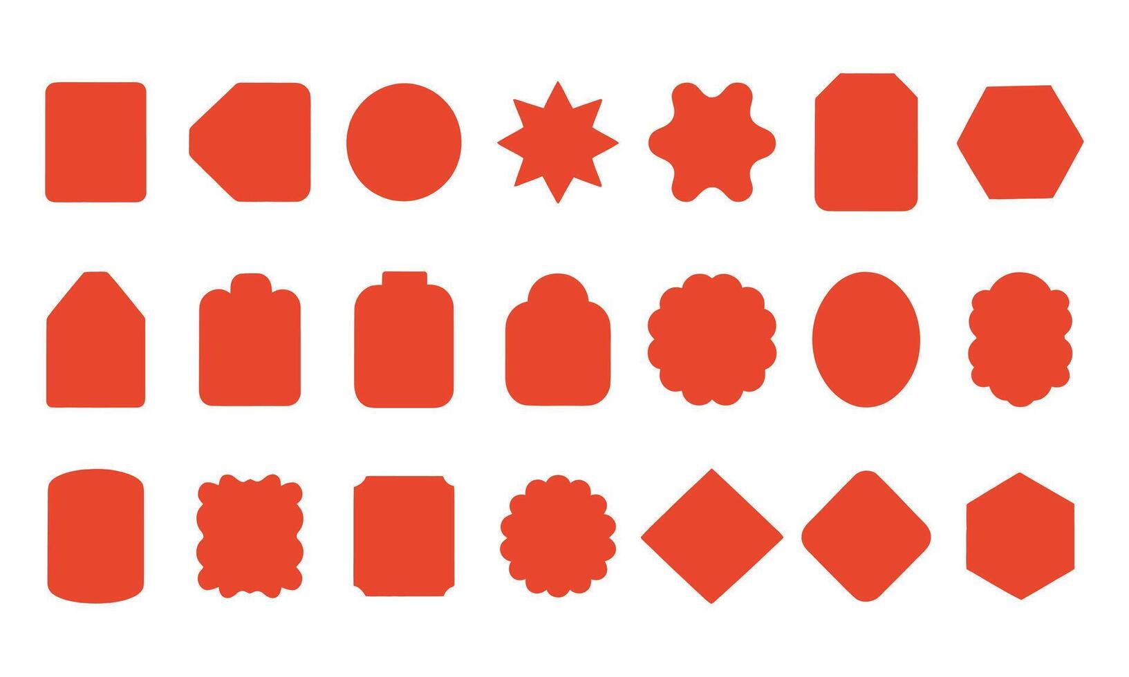 Diverse Geometric Shape Collection vector
