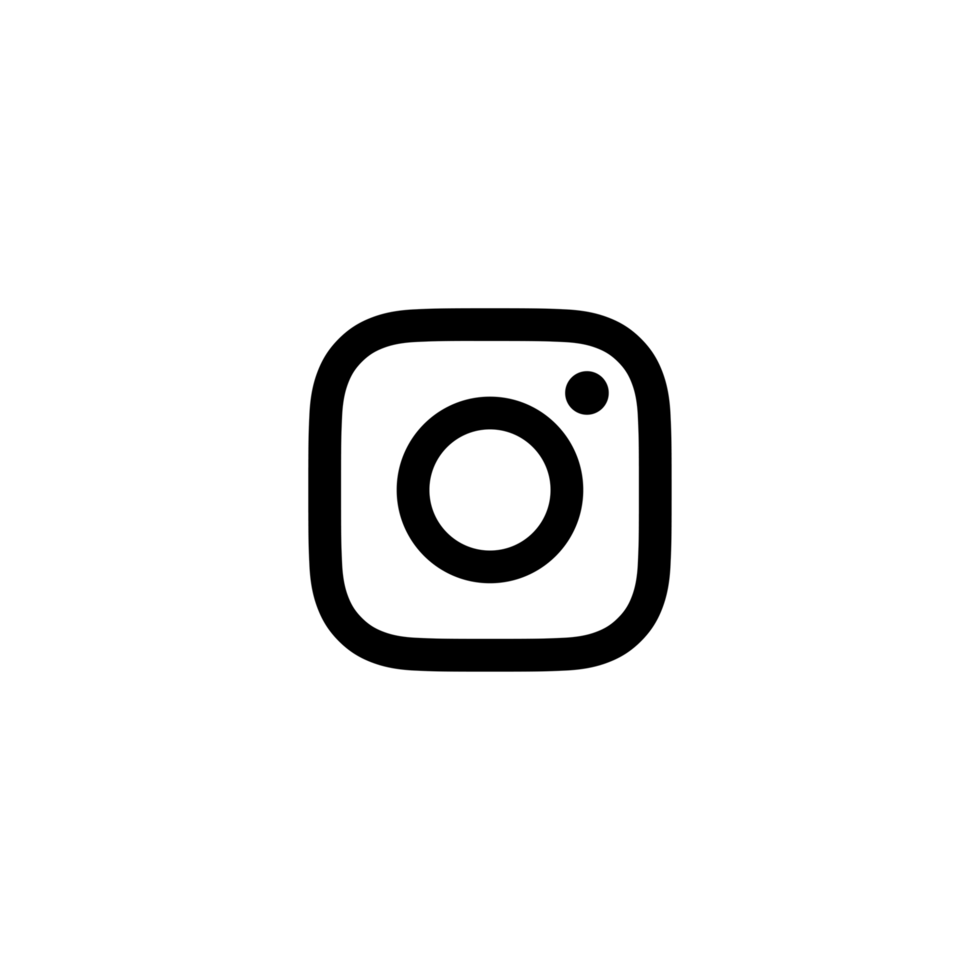 Instagram Circle White Logo Icon IG App Transparent Background Premium Social Media Design for Digital Download png