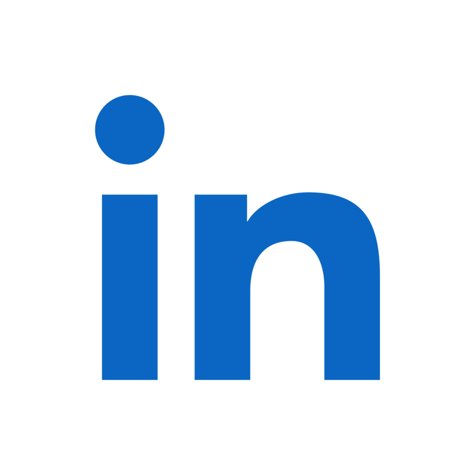 Linkedin Letter Logo Icon App Transparent Background Premium Social Media Design for Digital Download png