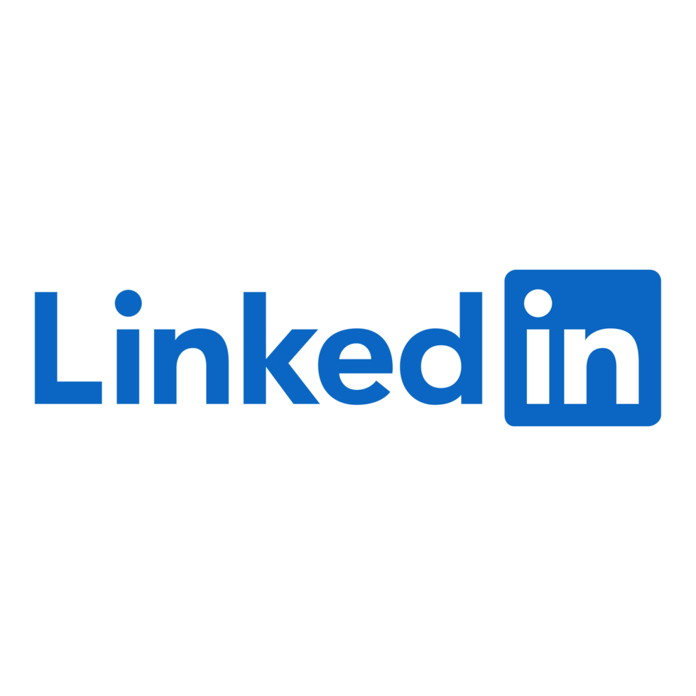 Linkedin Wordmark Logo Icon App Transparent Background Premium Social Media Design for Digital Download png
