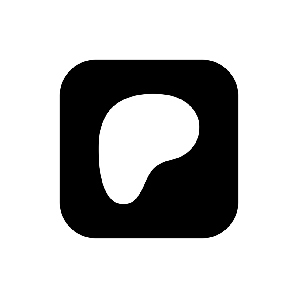 Patreon Logo Icon App Transparent Background Premium Social Media Design for Digital Download png