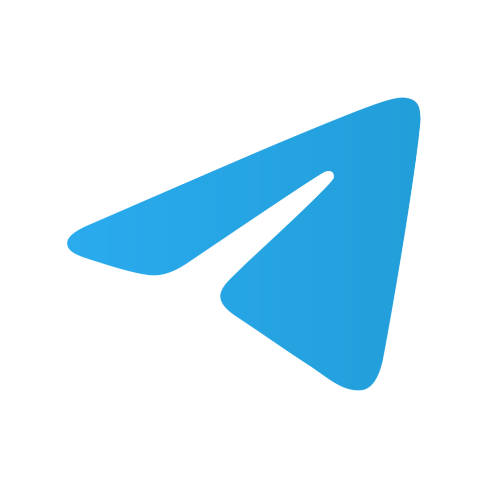 Telegram Icon Logo Telegram App Transparent Background Premium Social Media Design for Digital Download png