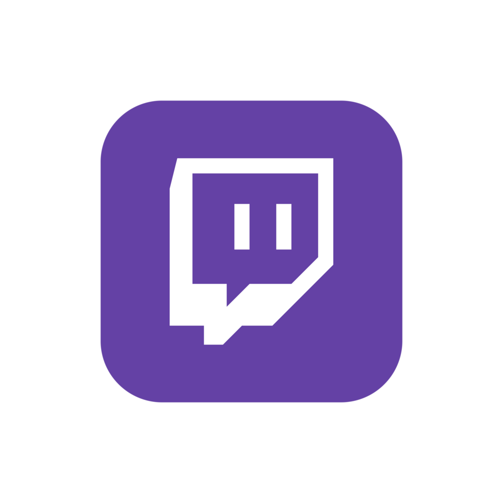 Twitch Logo Icon Twitch App Transparent Background Premium Social Media Design for Digital Download png