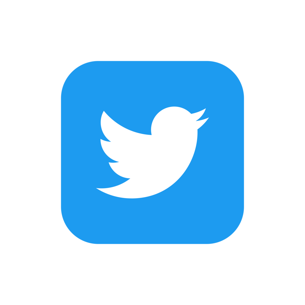 Twitter Logo Icon Twitter App Transparent Background Premium Social Media Design for Digital Download png