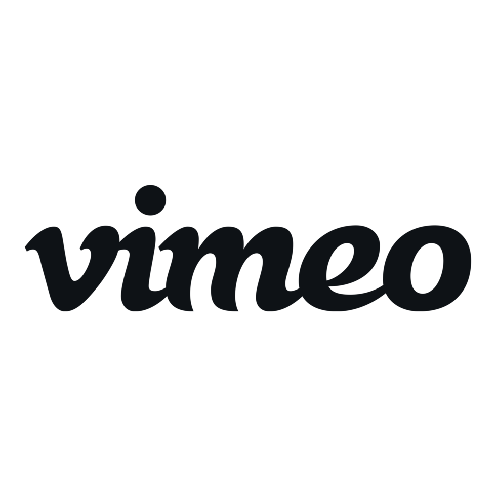 Vimeo Wordmark Black Logo Icon Vimeo App Editable SVG Transparent Background Premium Social Media Design for Digital Download. png